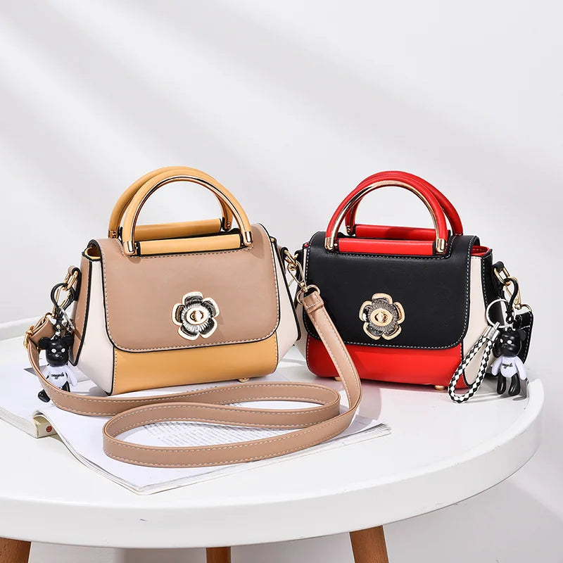 New Leather Women Handbags Female Multifunctional Shoulder Bags Fashion Crossbody Bags Ladies Phone Purse Small Square Bag Women