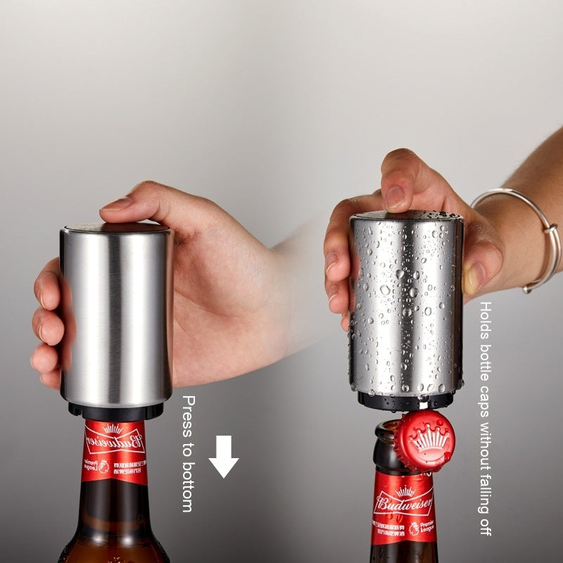 Creative Household Stainless Steel Multi-function Beer Bottle Opener