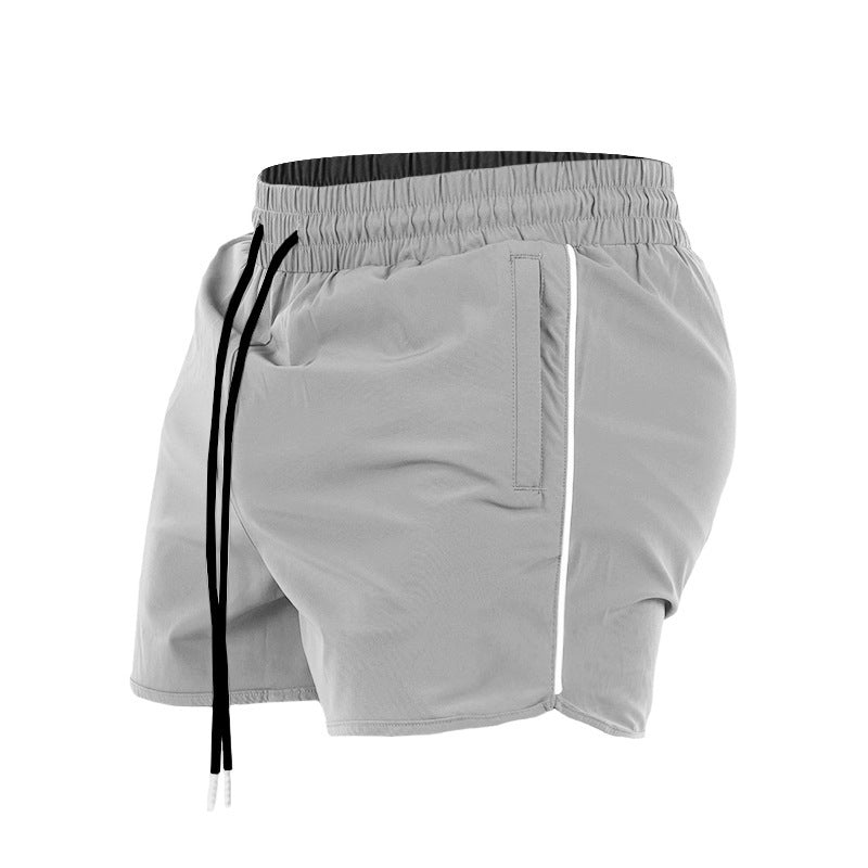 Sports Short Shorts Zipper Pocket Stretch Training Pant