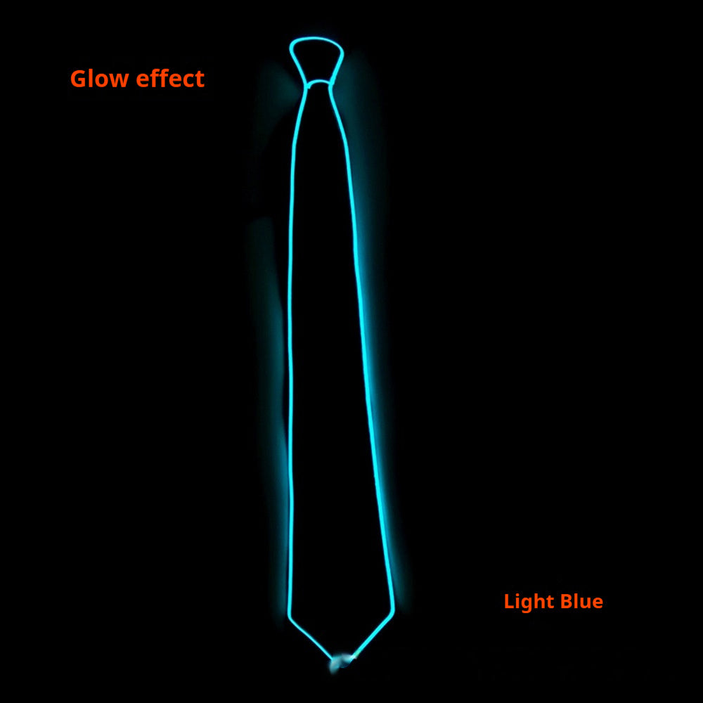 LED Luminous Multicolor Optional Tie Night Bar Personality Matching Carnival Ball Garment