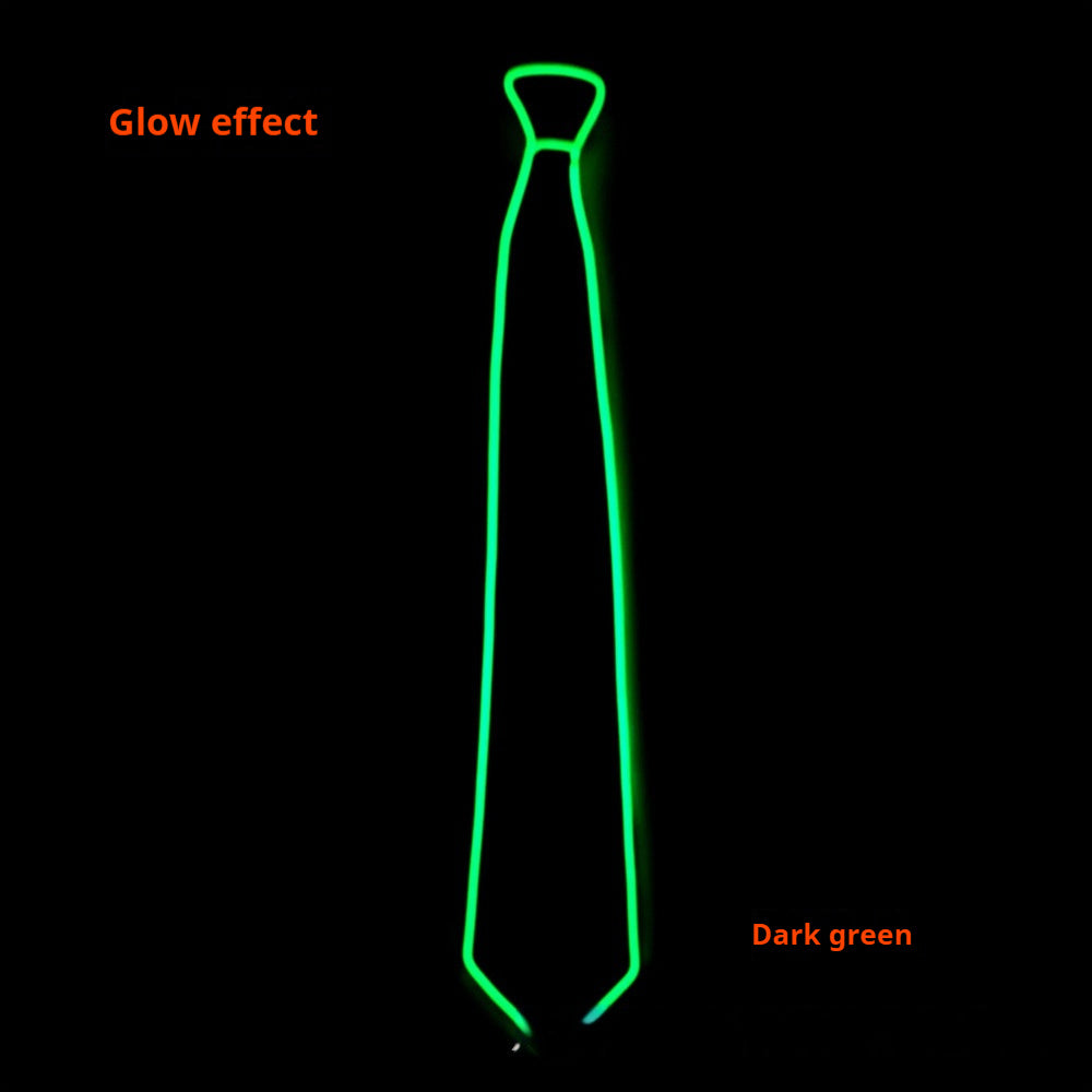 LED Luminous Multicolor Optional Tie Night Bar Personality Matching Carnival Ball Garment