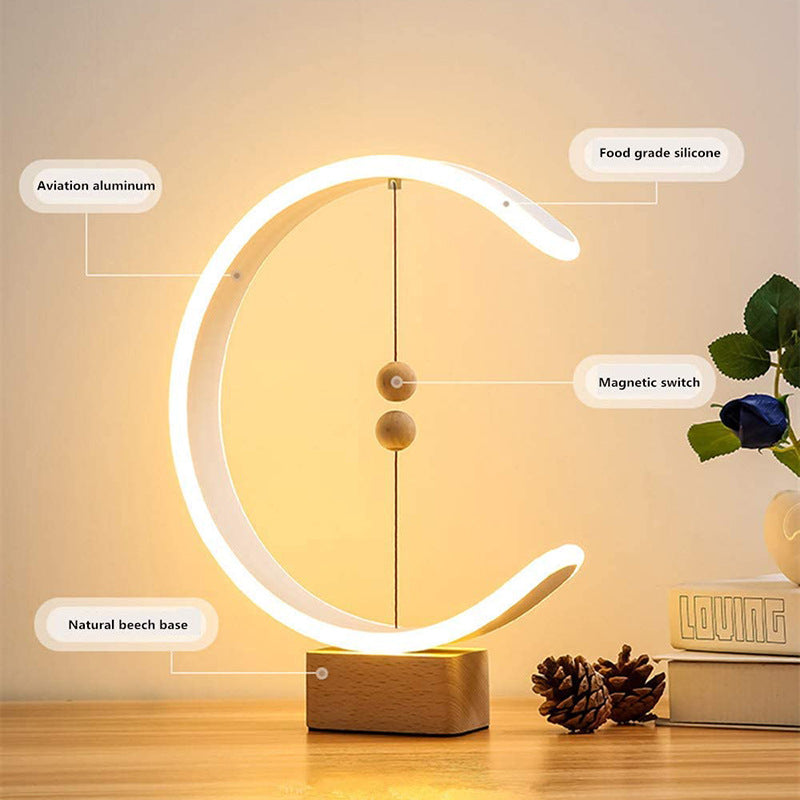 Smart Remote Control Creative Table Lamp Magnetic Suspension