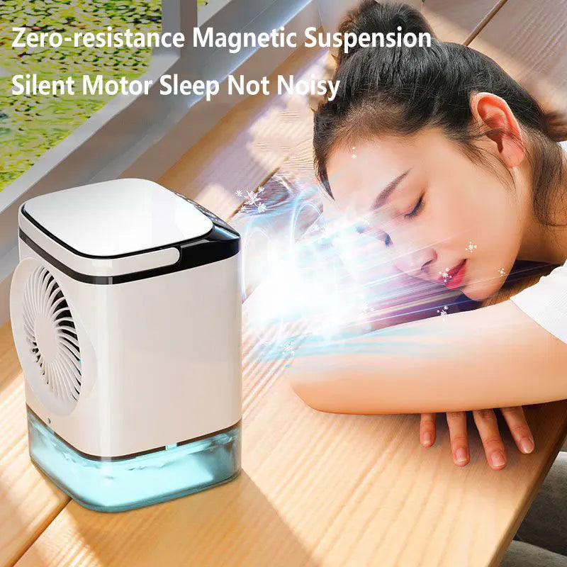 Xiaomi New Mini Atomizing Cooling Fan Desktop Atomizing Spray Fan Portable Humidification Air Conditioning Electric Fan Outdoor