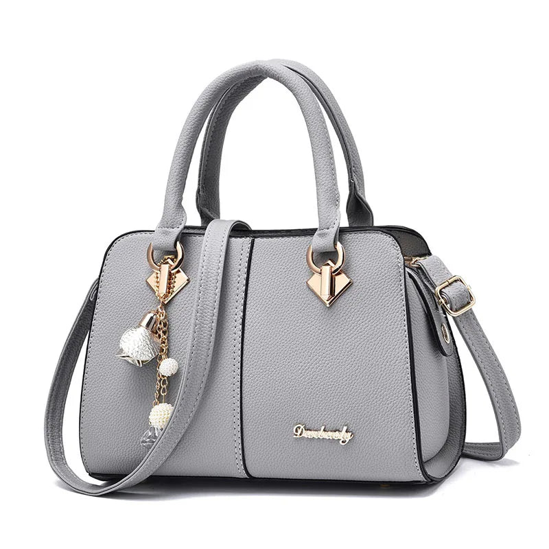 Autumn and Winter 2022 Solid Fashion Handbag Charming Solid PU Women's Bag Fashion One Shoulder Crossbody Bag