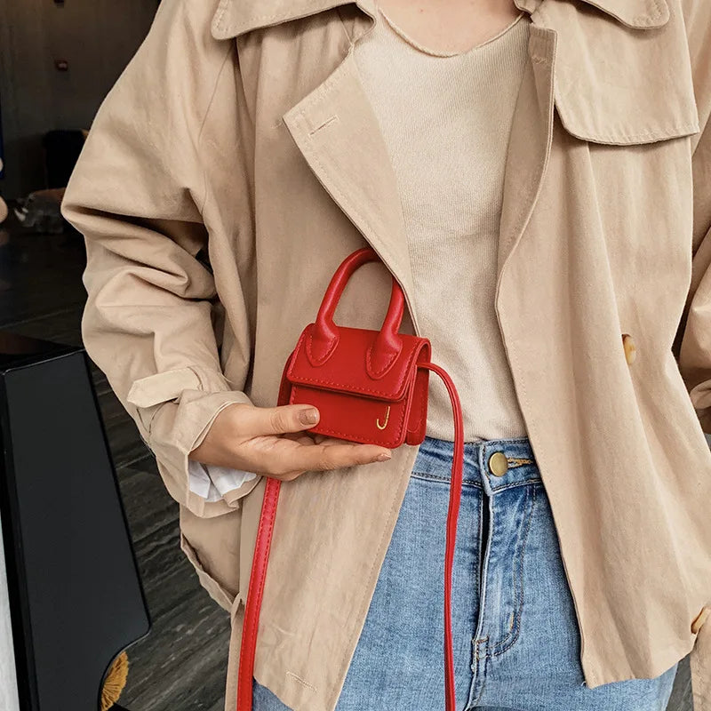 Luxury Handle Mini J Bags Brand Purses Handbags 2023 Women Designer Small Shoulder Crossbody Bags Female Lipstick Bag Totes