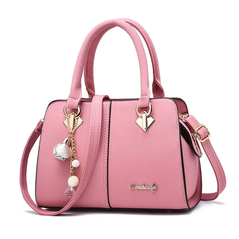 Autumn and Winter 2022 Solid Fashion Handbag Charming Solid PU Women's Bag Fashion One Shoulder Crossbody Bag