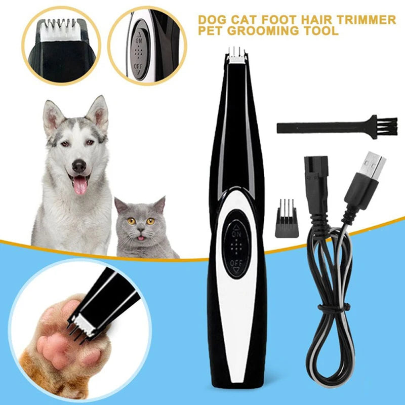 Electrical Pet Clipper Professional Grooming Kit Rechargeable Pet Cat Dog Hair Trimmer Shaver Set Animals Hair Cutting Machine