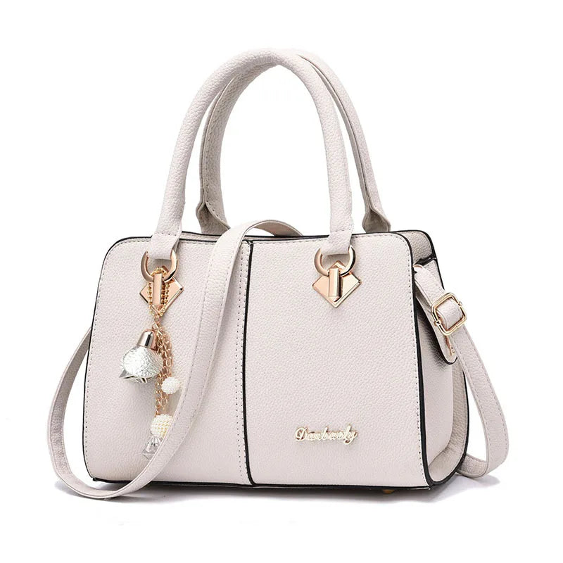 Autumn and Winter 2022 Solid Fashion Handbag Charming Solid PU Women's Bag Fashion One Shoulder Crossbody Bag