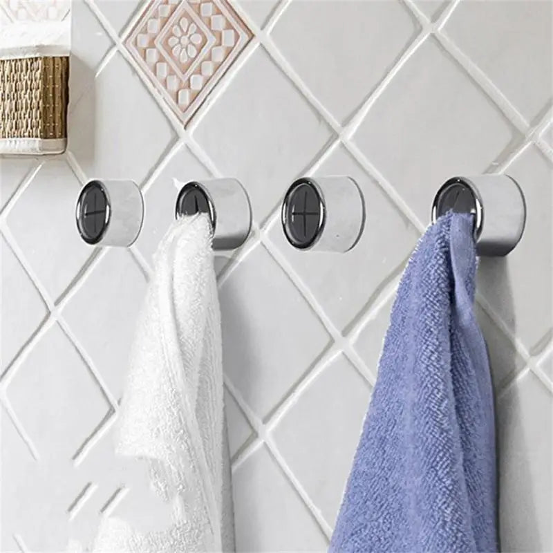 Towel Holder Bathroom Towel Hook Waterproof Rag Dishcloth Clip Organizer Wall Mounted Towel Storage Rack Home Organization