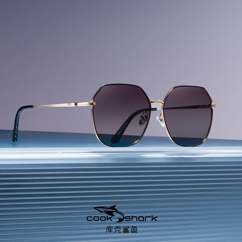 Cook Shark 2023 New Polarized sunglasses for Women Anti UV Fashion Sunglasses for Women