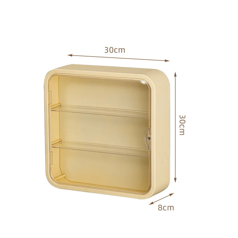 Wall Mounted Showcase Clear Acrylic Blind Box Jewelry Figures Display Case Figures Stand Dust Display Proof Doll Toy Storage Box