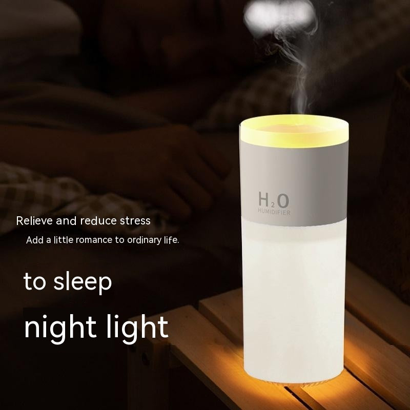 Indoor Air Humidifier Car Spit Circle Jellyfish Spray Bedroom Seven-color Night Light Creative Gift Aroma Diffuser