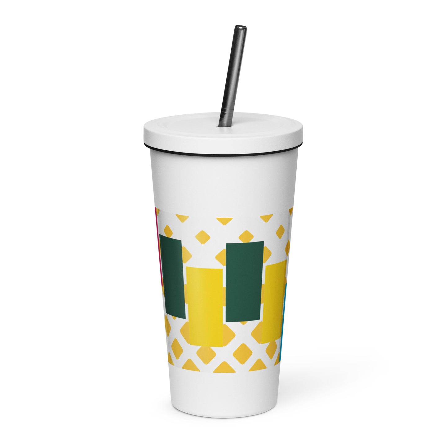 The Lord's Empire Insulated tumbler with a straw