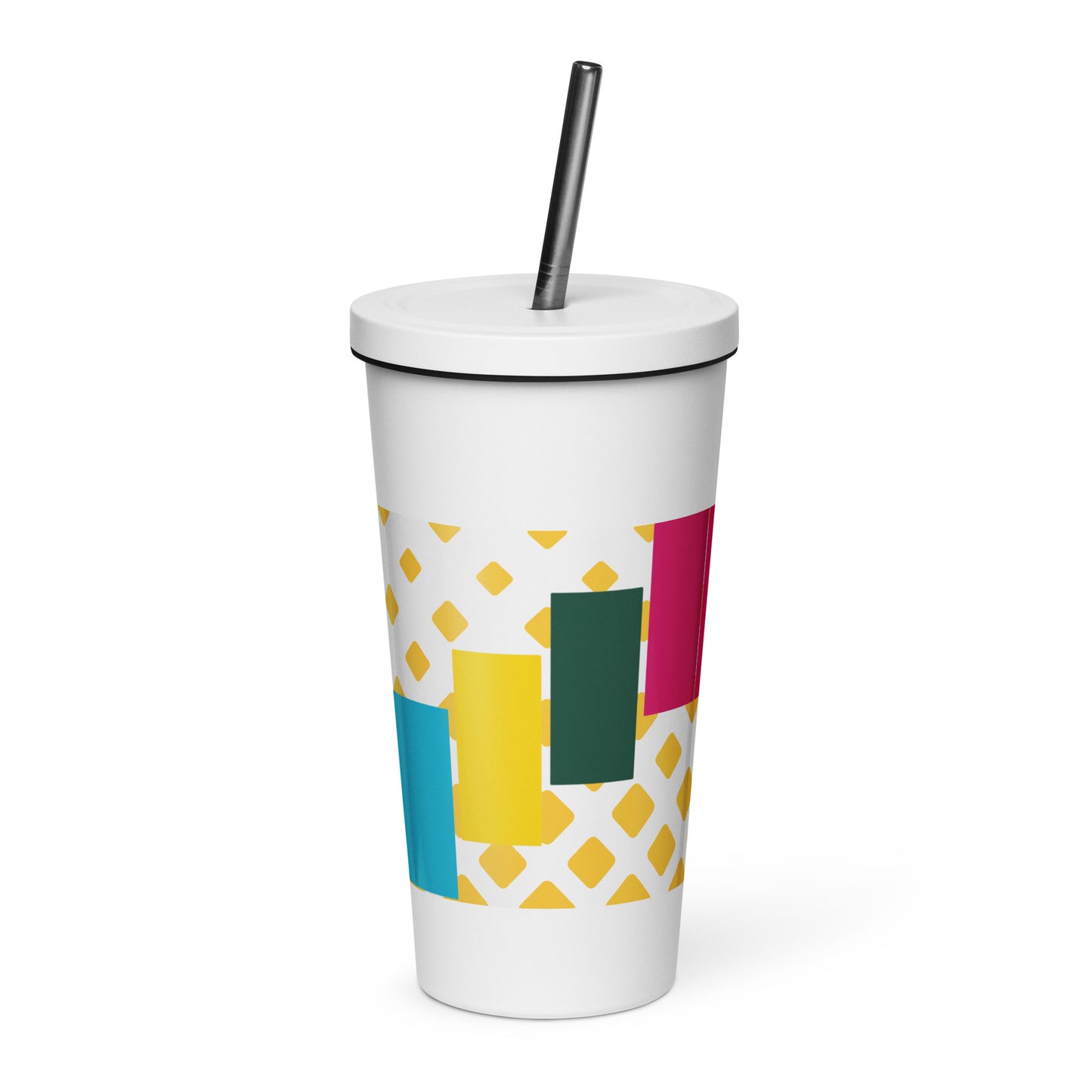 The Lord's Empire Insulated tumbler with a straw