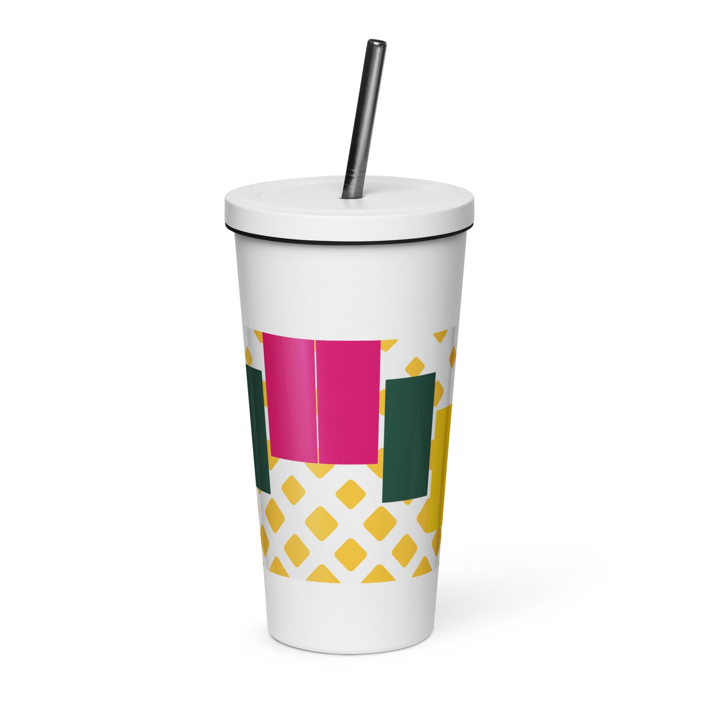 The Lord's Empire Insulated tumbler with a straw