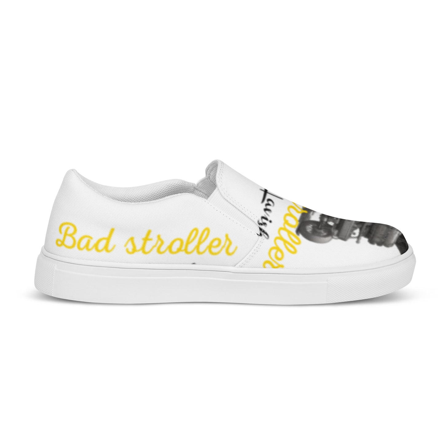 Bad stroller Men’s slip-on canvas shoes