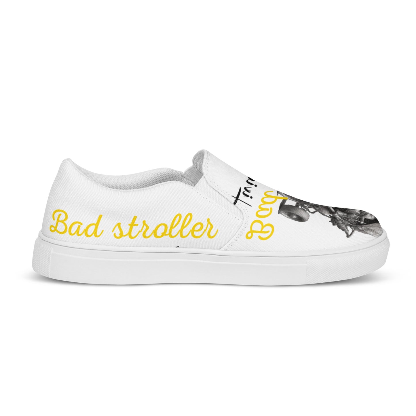 Bad stroller Men’s slip-on canvas shoes